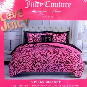 Juicy Couture 8PC Queen Comforter Set